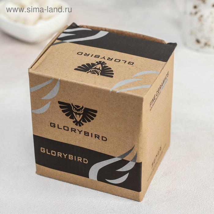 Кружка керамическая с крышкой и ложкой &laquo;Зубастик&raquo;, 480 мл, цвет МИКС