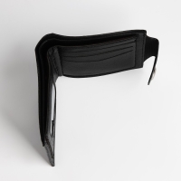 Портмоне мужское на магните, отдел для купюр, карт, монет, цвет чёрный Портмоне мужское на магните, отдел для купюр, карт, монет, цвет чёрный