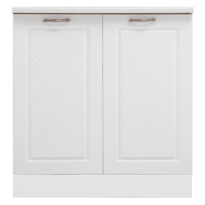 Шкаф под мойку ШНМ 800 Прованс, 800х600х850, МДФ, Белый/Белый