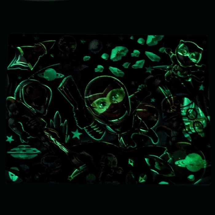 Пазлы светящиеся в темноте &laquo;Космический десант&raquo;, 88 деталей