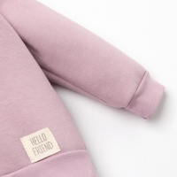 Костюм: толстовка и брюки Крошка Я, BASIC LINE, рост 86-92 см, цвет розовый