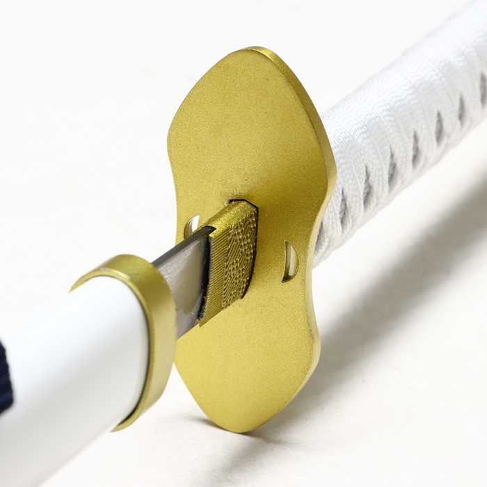 Сувенирное оружие Сувенирное оружие "Катана Ясу" 103 см, клинок 68 см, на подставке, белая