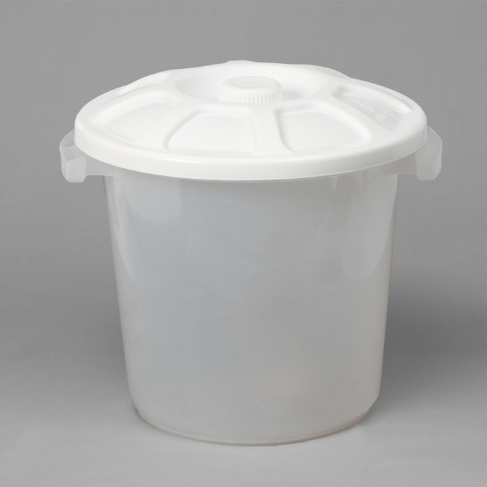 Бак пищевой, 20 л, с крышкой, цвет МИКС Бак пищевой, 20 л, с крышкой, цвет МИКС