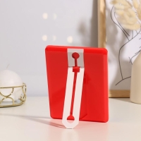 Зеркало настольное, на подставке, зеркальная поверхность 10,5 &times; 15,5 см, цвет МИКС