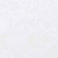 Тюль на кухню без шторной ленты, 170х167 см, цвет белый, 100% полиэстер