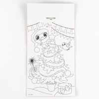 Роспись по дереву на новый год &laquo;Новогодняя ёлочка&raquo;, новогодний набор для творчества