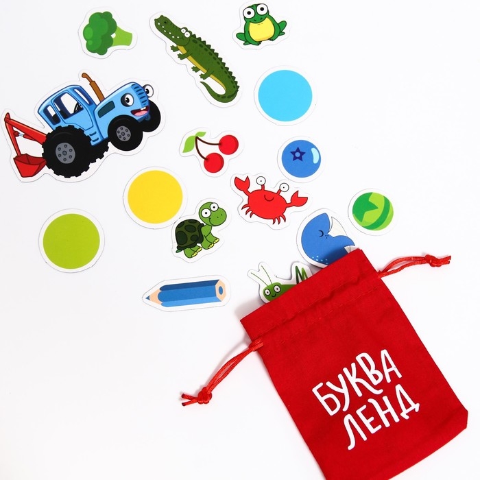 Магнитная книжка «Изучаем цвета» «Синий трактор» Магнитная книжка «Изучаем цвета» «Синий трактор»