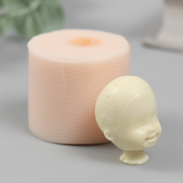 Молд силикон Молд силикон "Голова младенца" №15 2,5х2,5х3 см