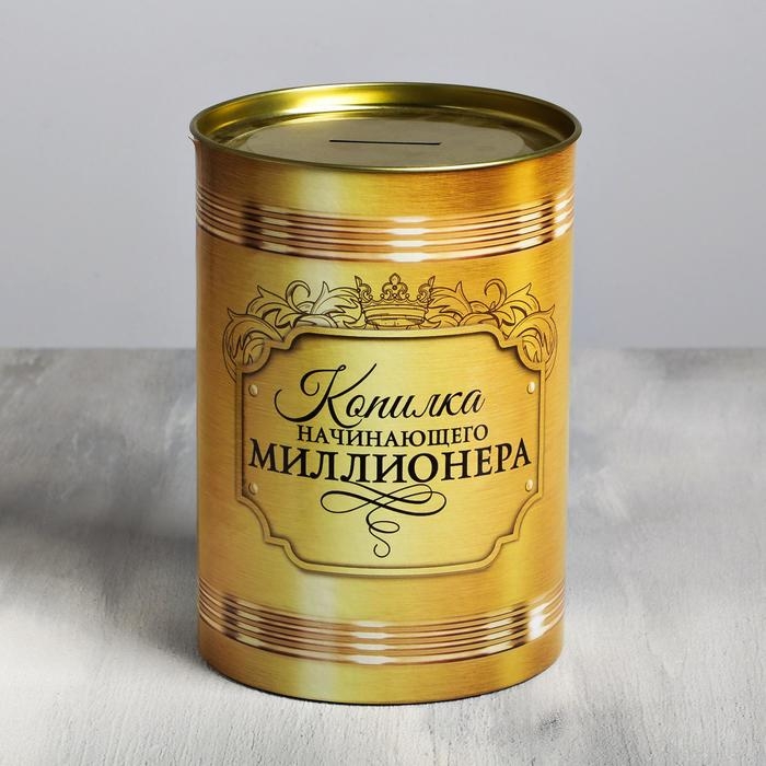 Копилка XXL &laquo;Начинающего миллионера&raquo;, 20 х 12,5 см