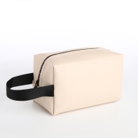 Косметичка на молнии, цвет молочный Косметичка на молнии, цвет молочный