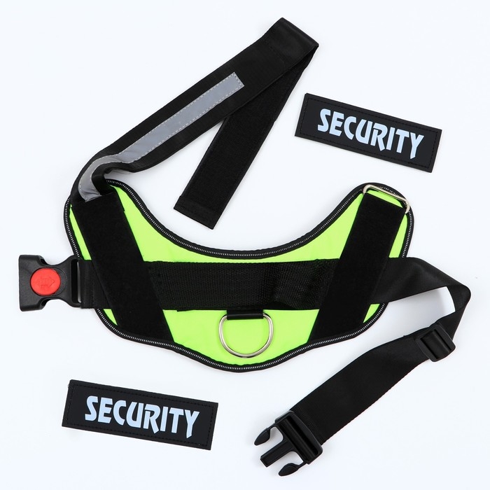 Шлейка К9 мягкая светоотражающая, размер S, ОГ 45-55 см, вес 5-12,5 кг, зелёная Шлейка К9 мягкая светоотражающая, размер S, ОГ 45-55 см, вес 5-12,5 кг, зелёная