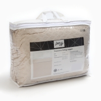 Покрывало LoveLife Tufting: Квадрат цв.бежевый,  200*230&plusmn;5см, микрофайбер, 100% п/э