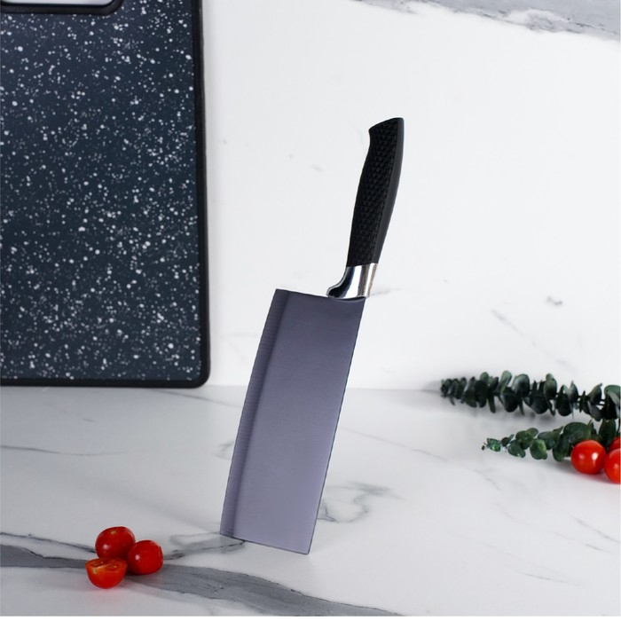 Топорик кухонный «Супер-блэк», лезвие 17,5×7 см, цвет чёрный Топорик кухонный «Супер-блэк», лезвие 17,5×7 см, цвет чёрный