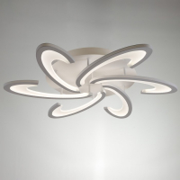 Люстра светодиодная "Анна" LED 108Вт 2700-6400К 7100Лм 70х70х8см Ritter