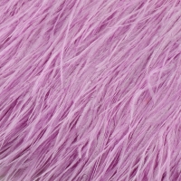Тесьма с перьями страуса, 8-10 см, 5 &plusmn; 0,5 м, цвет сиреневый