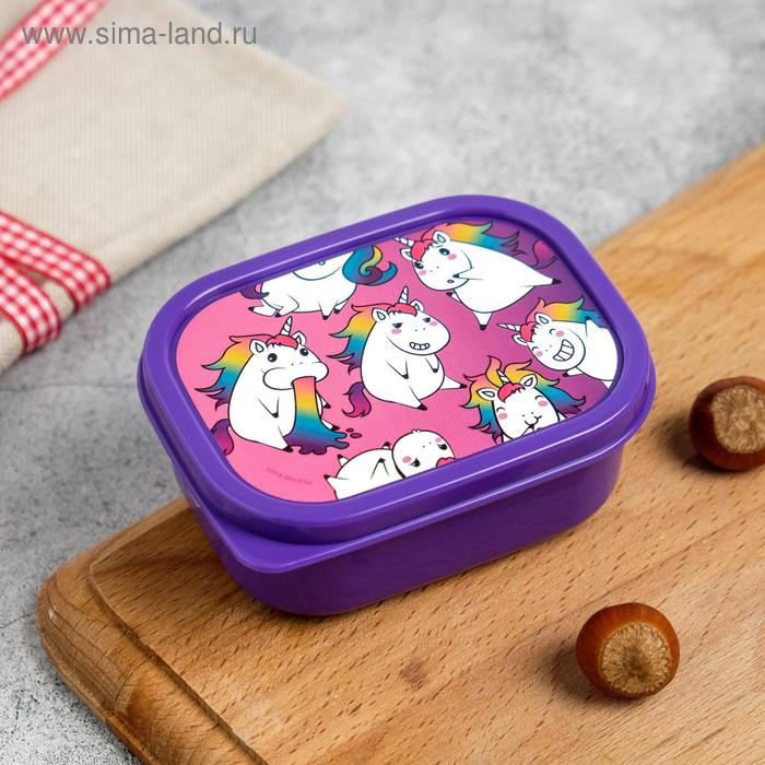Набор ланч-боксов &laquo;Злой единорог&raquo; 1.2 л, 0.5 л, 0.15 л