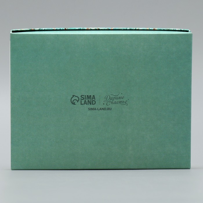 Коробка подарочная новогодняя складная &laquo;С Новым годом!&raquo;, шары, 16.5 х 12.5 х 5 см, Новый год