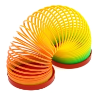 Новый год! Пружинка радуга &laquo;Веселая змея&raquo;, цвета МИКС, d.-5см, новогодний подарок