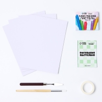 Набор для рисования масляной пастелью «Миленькие зайчики», 8 цветов, набор для творчества Набор для рисования масляной пастелью «Миленькие зайчики», 8 цветов, набор для творчества