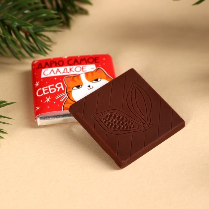 Набор: печенье с предсказанием, шоколад и бумажка для исполнения желаний &laquo;Котэ&raquo;