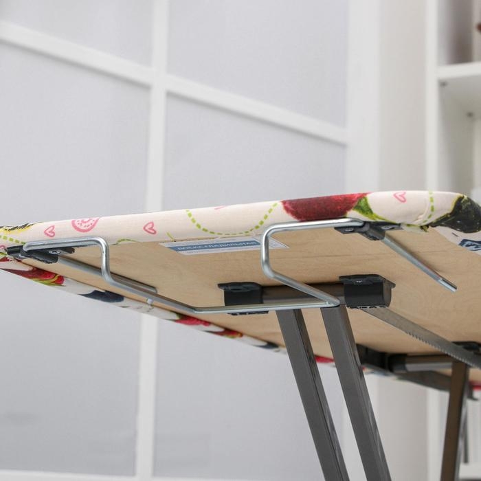 Доска гладильная Nika &laquo;Ника 1+&raquo;, 122&times;34,5 см, регулируемая высота до 80 см, рисунок микс