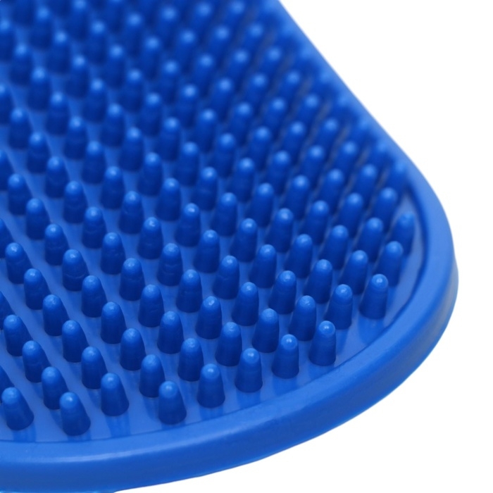 Щётка-наладонник, 12,2 х 8 см, синяя Щётка-наладонник, 12,2 х 8 см, синяя