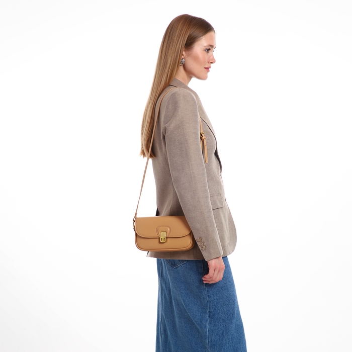 Сумка женская TEXTURA, маленький размер, цвет светло-коричневый Сумка женская TEXTURA, маленький размер, цвет светло-коричневый