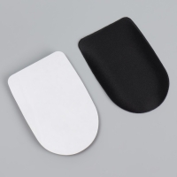 Подпяточники для обуви, клеевая основа, 8 &times; 6 см, пара, цвет чёрный