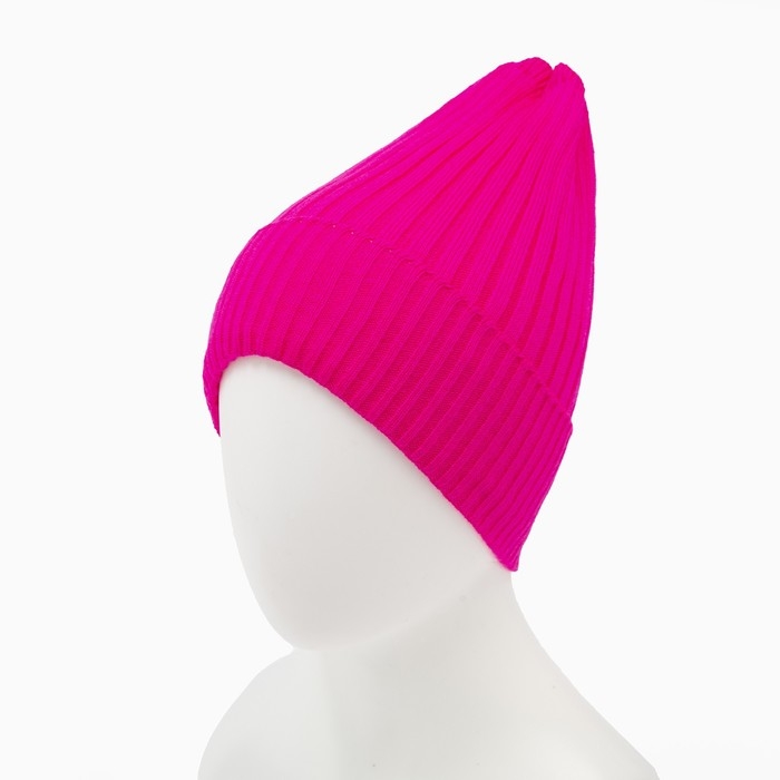 Шапка женская зимняя, цвет розовый, размер 52-56 Шапка женская зимняя, цвет розовый, размер 52-56