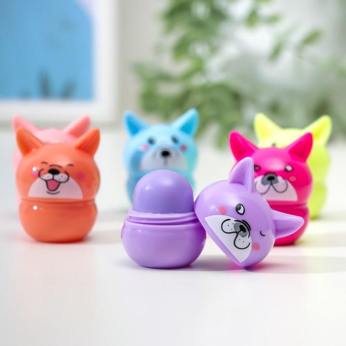 Бальзам для губ «Пёсик», микс цветов и ароматов Бальзам для губ «Пёсик», микс цветов и ароматов