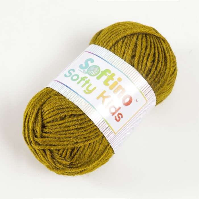 Пряжа 100% акрил "Softy Kids" 90м &plusmn;5м 50 гр цвет 58 умбра