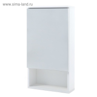 Зеркало-шкаф для ванной комнаты "Вега 4002" белое, 40 х 13,6 х 70 см