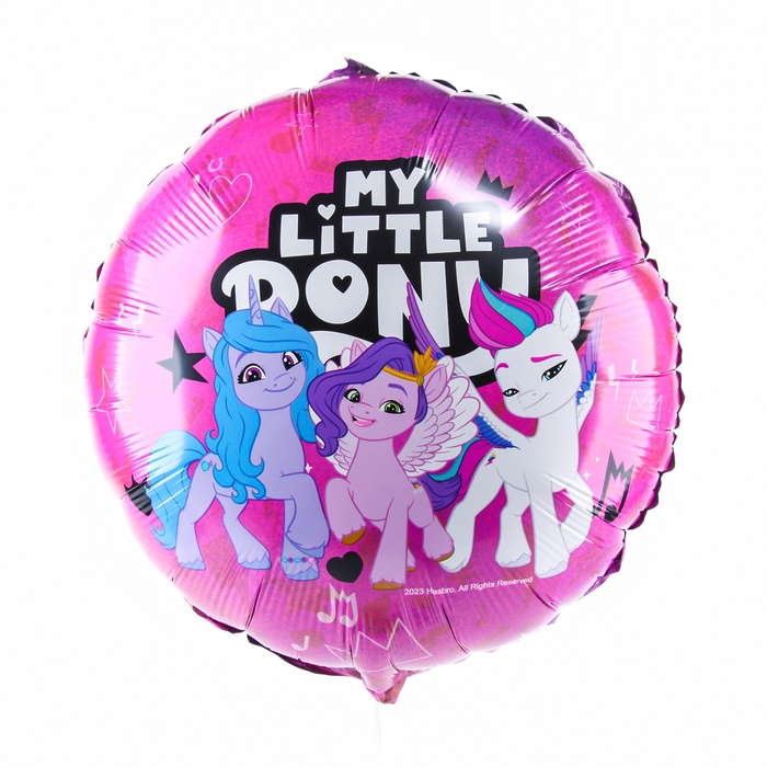 Фольгированный шар 18" &laquo;Мой маленький Пони&raquo;, круг