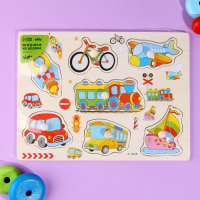 Рамка-вкладыш «Учим транспорт» Рамка-вкладыш «Учим транспорт»