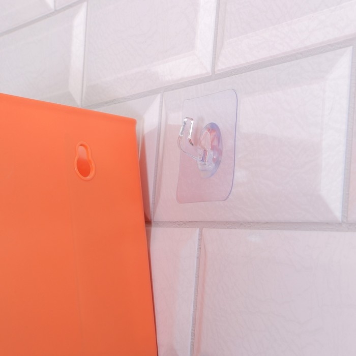 Органайзер для хранения &laquo;Classic&raquo;, навесной, 2 секции, с клеевой основой, 14,5 &times; 14,5 &times; 7,5 см, цвет МИКС