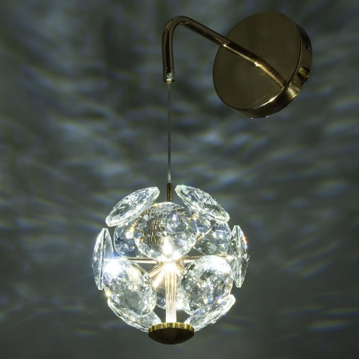 Бра "Джасил" LED 5Вт золото 19,5х12,5х43-130 см