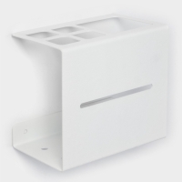 Держатель для зубных щёток &laquo;Лофт Арт&raquo;, 13&times;7,5 см, цвет белый