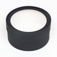 Подарочная коробка "Black", чёрная, завальцованная с окном, 21 х 11 см Подарочная коробка "Black", чёрная, завальцованная с окном, 21 х 11 см