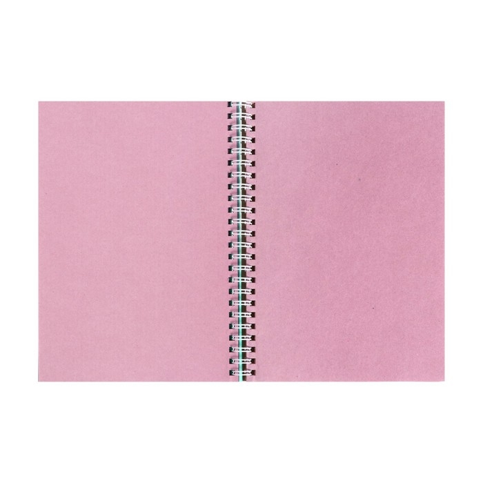 Скетчбук А5, 60 листов на гребне"Кото-куб", обложка мелованный картон, блок из трех цветов, 80 г/м2