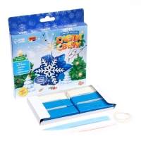 Свеча своими руками на новый год &laquo;Волшебная снежинка&raquo;, новогодний набор для творчества