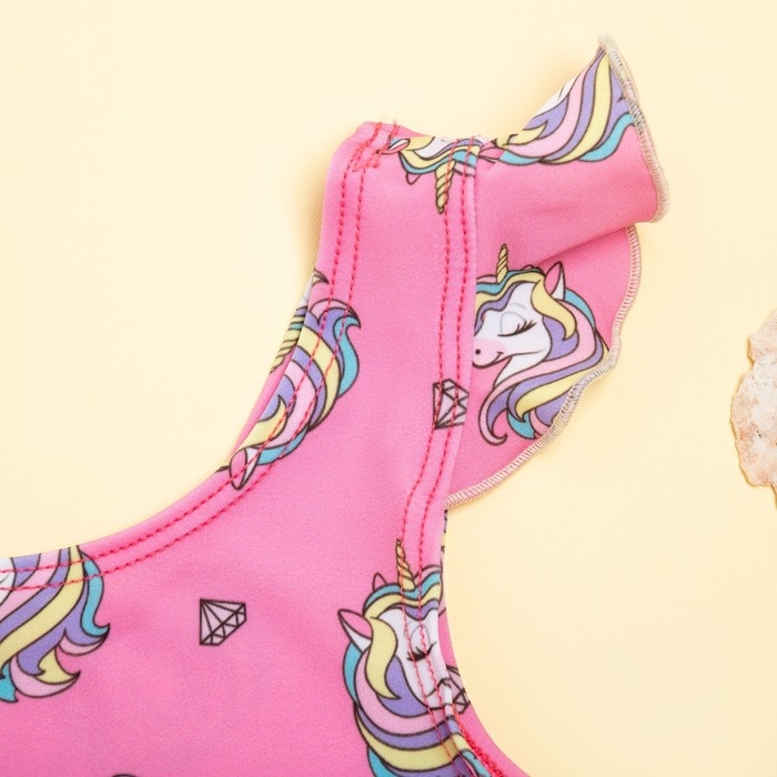 Купальник детский KAFTAN &laquo;Единороги&raquo;, рост 122-128 (34)