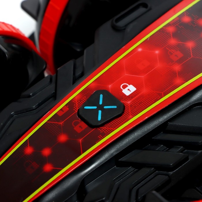 Машина-перевёртыш &laquo;Амфибия&raquo;, работает от аккумулятора, управление жестами, плавает, цвет красный