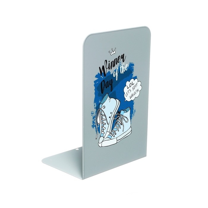 Подставки для книг Подставки для книг "Кеды", 2 штуки, серые