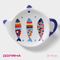 Подставка под чайный пакетик Доляна «Емеля», 12×8,4 см Подставка под чайный пакетик Доляна «Емеля», 12×8,4 см