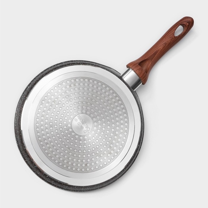 Сковорода блинная Magistro Granit, d=22 см, ручка soft-touch, антипригарное покрытие, индукция, цвет чёрный Сковорода блинная Magistro Granit, d=22 см, ручка soft-touch, антипригарное покрытие, индукция, цвет чёрный