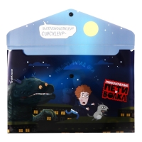 Папка-конверт на кнопке А4, 160 мкм, ErichKrause "Приключения Пети и Волка", полупрозрачная, глянцевая, микс Папка-конверт на кнопке А4, 160 мкм, ErichKrause "Приключения Пети и Волка", полупрозрачная, глянцевая, микс