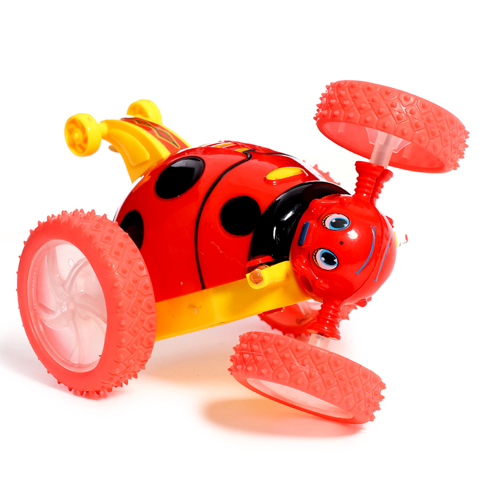Машина-перевёртыш «Божья коровка», радиоуправляемая, световые эффекты, цвет красный Машина-перевёртыш «Божья коровка», радиоуправляемая, световые эффекты, цвет красный