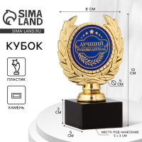 Кубок «Лучший руководитель» наградная фигура, пластик, 13 х 8 х 5 см. Кубок «Лучший руководитель» наградная фигура, пластик, 13 х 8 х 5 см.