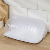 Хлебница пластиковая «Рондо», 34,5×27,3×16,5 см, цвет белый Хлебница пластиковая «Рондо», 34,5×27,3×16,5 см, цвет белый