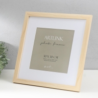 Фоторамка МДФ "Ellis" 30х30 см, с паспарту, натуральный 76719
